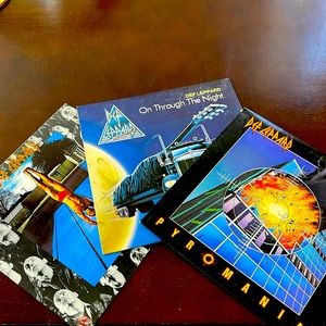 Def Leppard vintage vinyl bundle